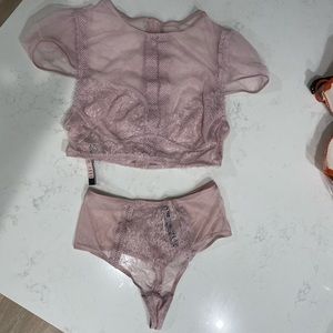 New with tags Victoria’s Secret lingerie top and thong